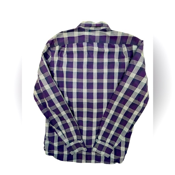 J Crew long sleeve size Men’s medium button down shirt/purple/slim fit/preppy - Picture 4 of 7